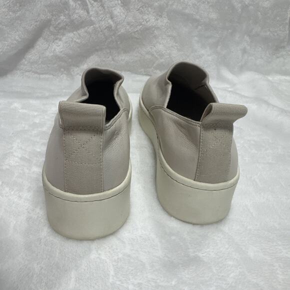 VINCE Saxon Slip On Platform Sneakers Shoes Womens Size 5.5M Bone Color - Picture 12 of 12